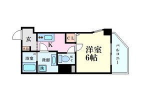 阿波座駅 徒歩7分 5階の物件間取画像